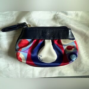 COACH Madison Graphic Op Art Resort Sabrina Coin Pouch